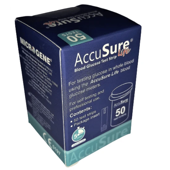AccuSure Life Test Strips 50 Strips