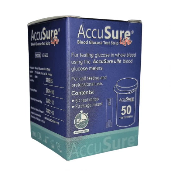 AccuSure Life Test Strips 50 Strips