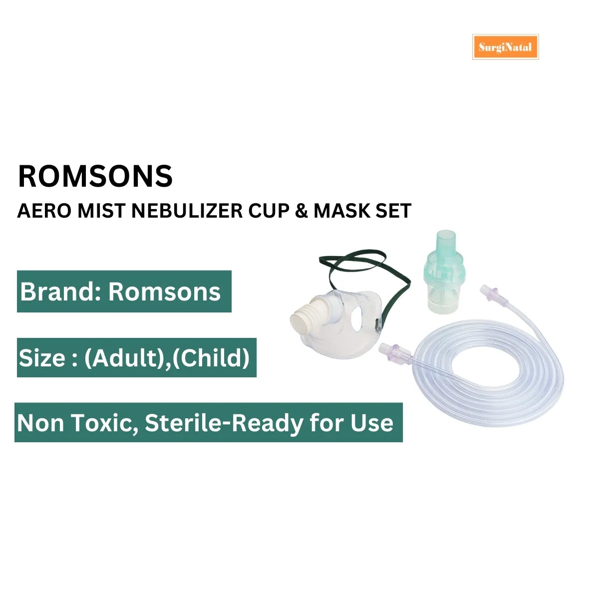 Buy Aero Mist Nebulizer Cup & Mask Set for Respiratory Care