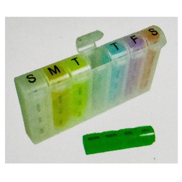 Aktive Life Deluxe Weekly Morning Noon Evening Bedtime Pill Box AKL032