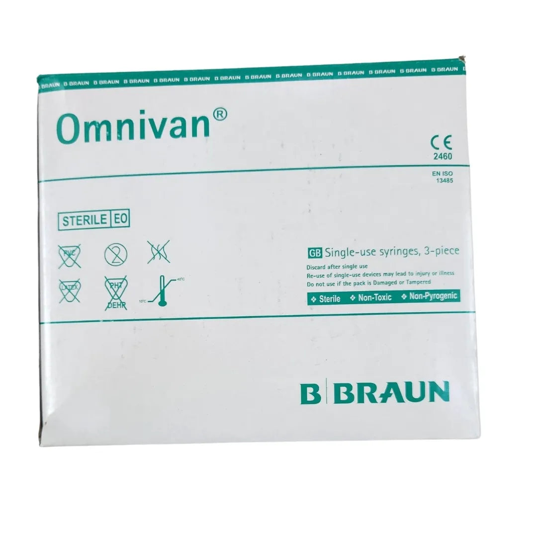Buy Omnivan 20ml Syringe with Needle - 50 Pack | B Braun