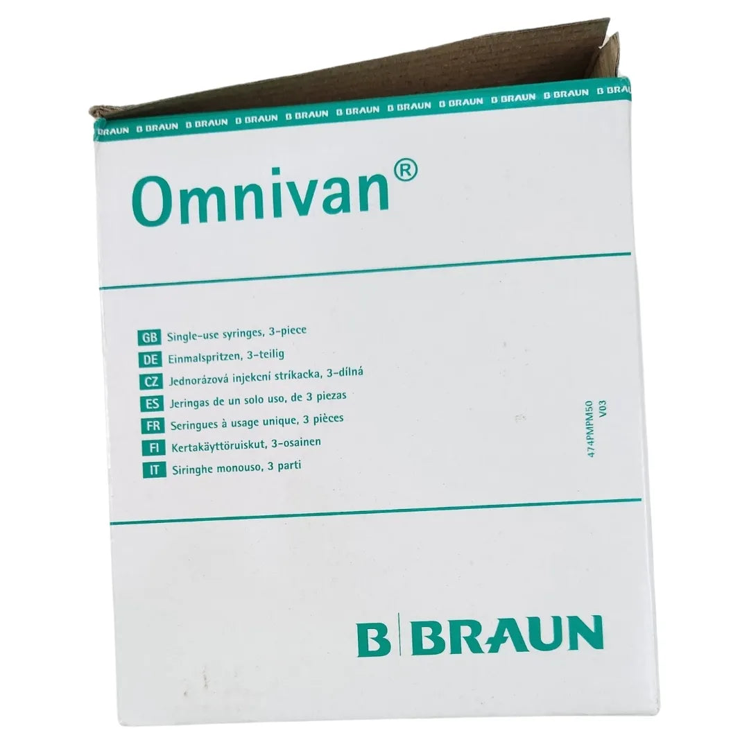 Buy Omnivan 20ml Syringe with Needle - 50 Pack | B Braun