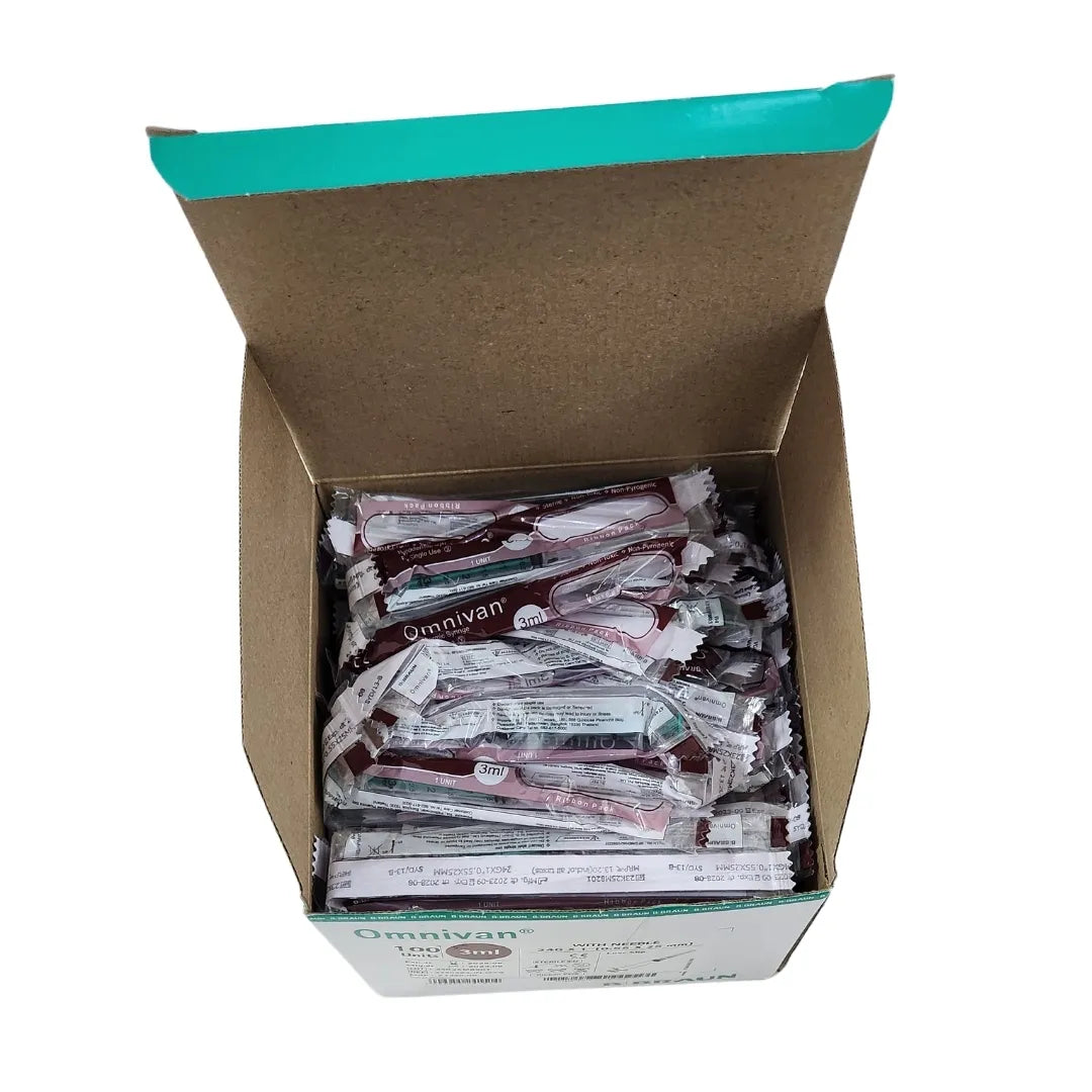 Buy Omnivan 3ml Syringe with Needle - 100 Pack | B Braun