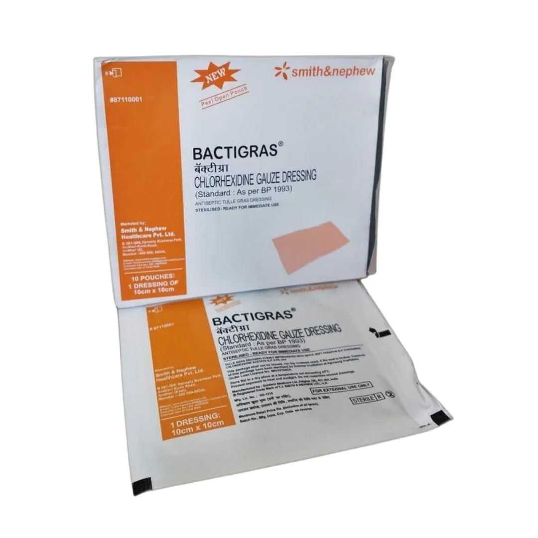 Bactigras Dressing 10cm x 10cm