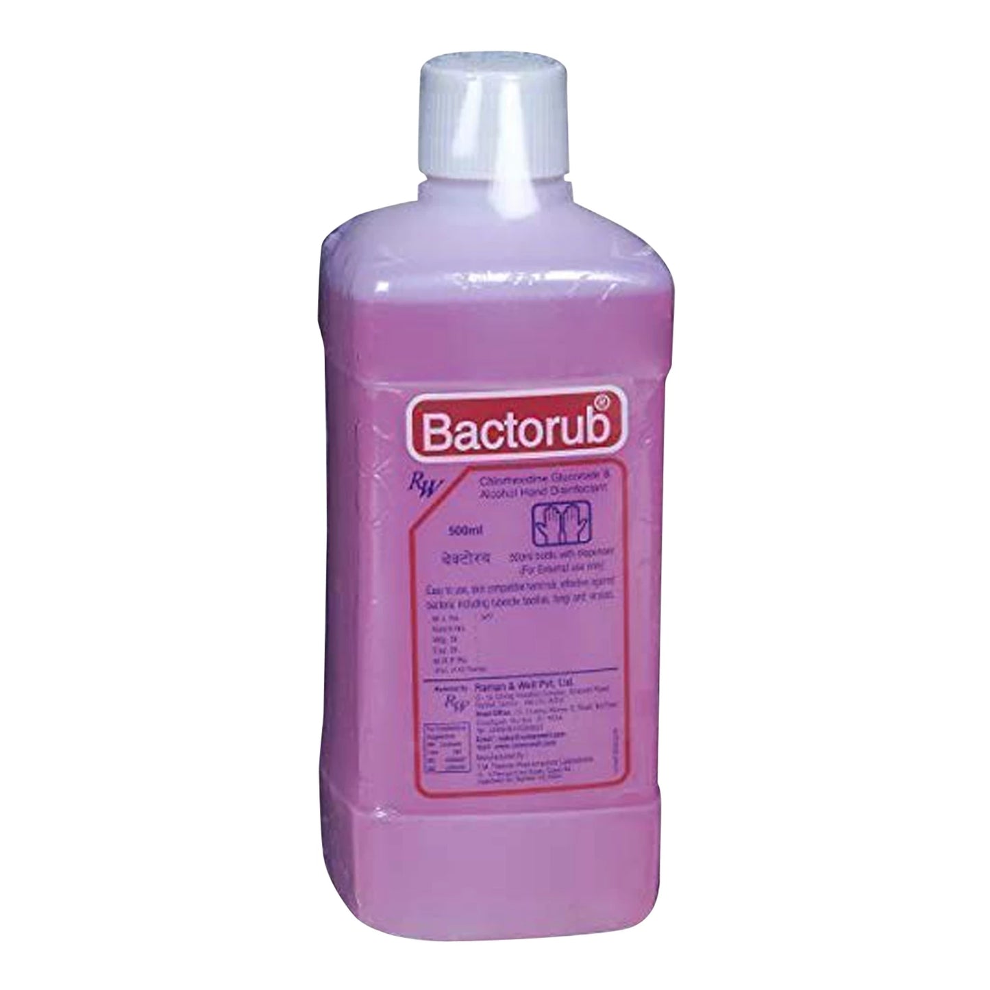 Buy Bactorub Handrub 500ml Online - Raman & Well