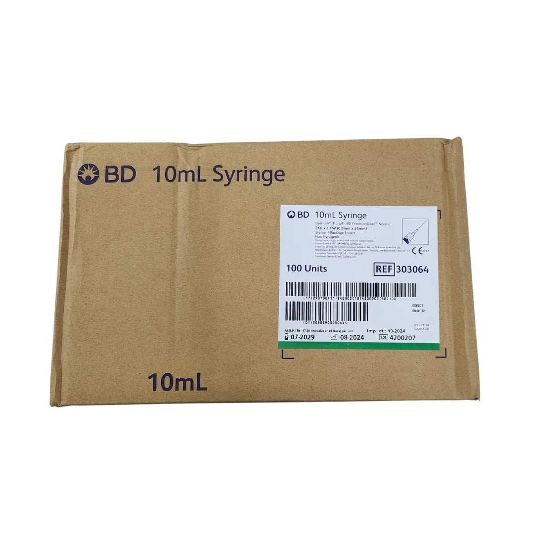 BD 10 ML Syringe Luer Lock 21G*1 inch