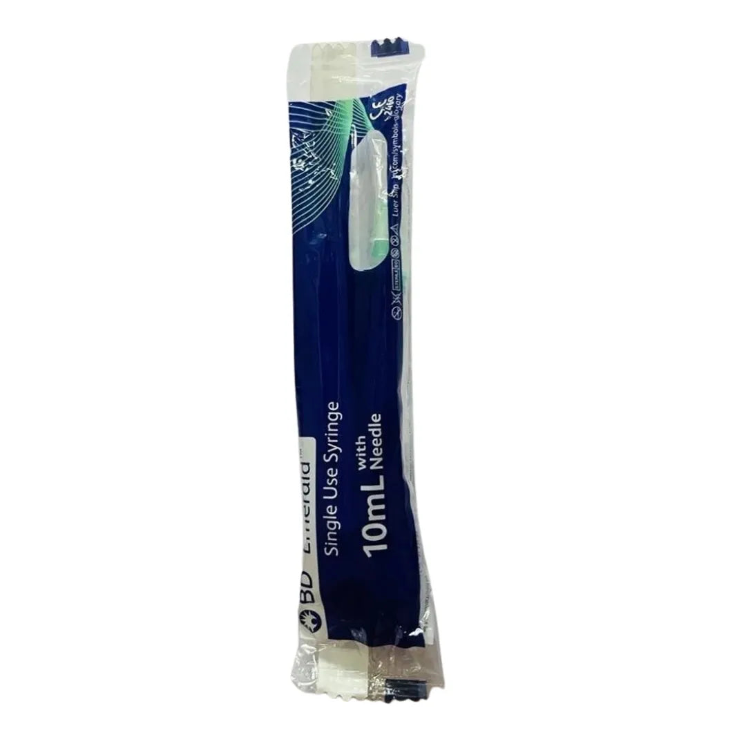 BD Syringe 10ml 21G, 50 Pcs