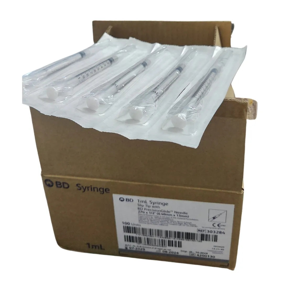 BD 1ml Syringe with 27G Needle - 100 Units Pack | SurgiNatal