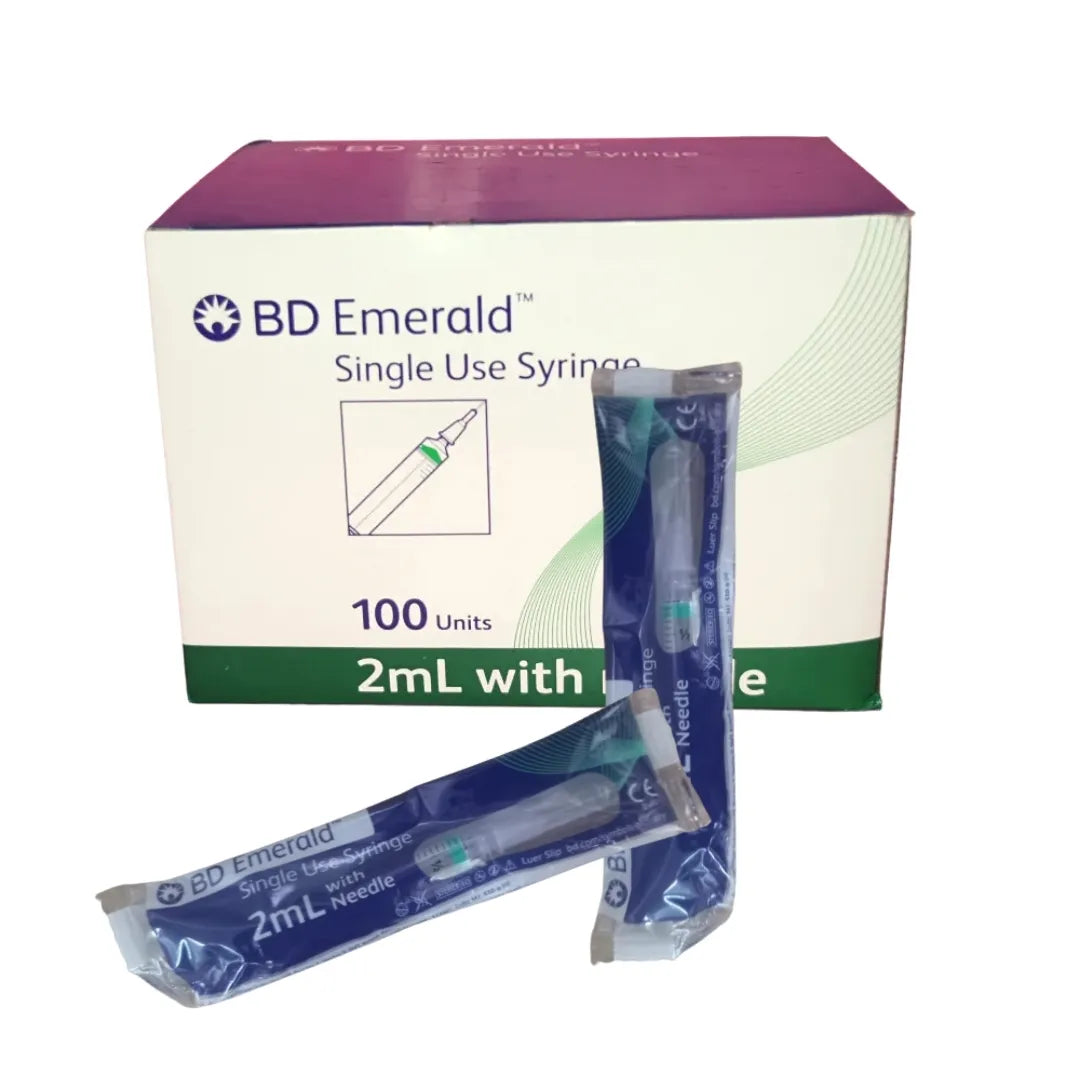 BD 2ml Syringe with 24G*1 inch Needle - 100 Units Pack | SurgiNatal