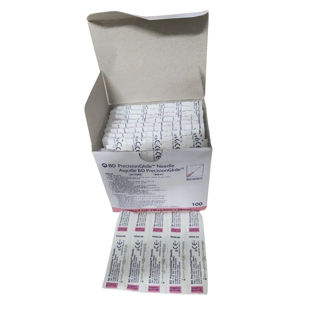 BD PrecisionGlide Needle 18G X 1.5 Pack of 100 Pcs