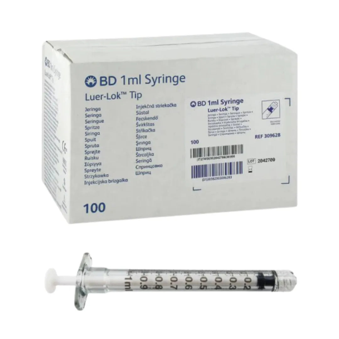 Order BD Syringe 1ml Luer Lock Without Needle – Shop Now