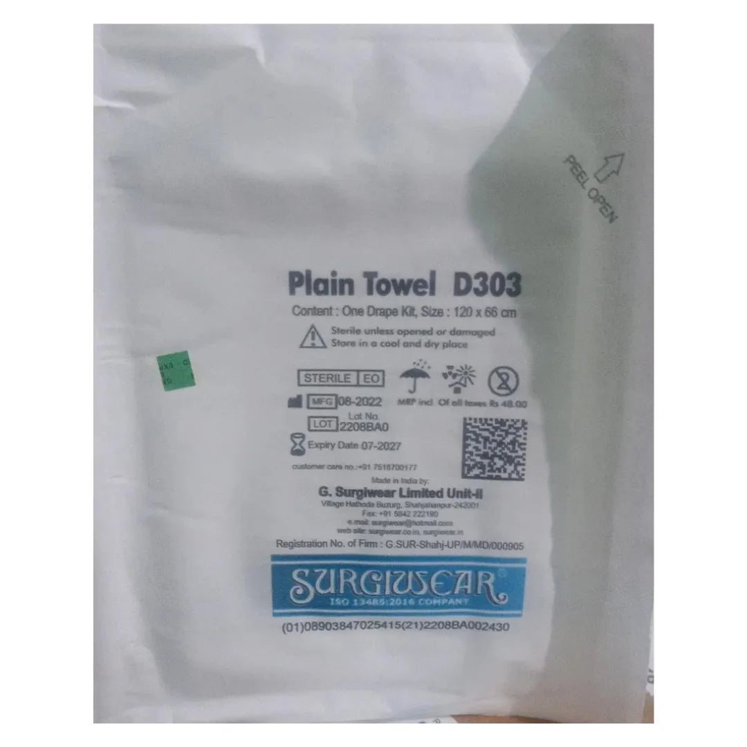 Buy Plain Towel for Medical Use - High-Quality Products