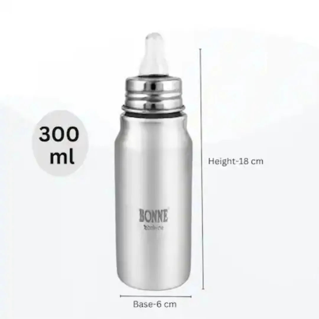 Buy Premium Quality Steel Milk Bottle For Kids-300 ML