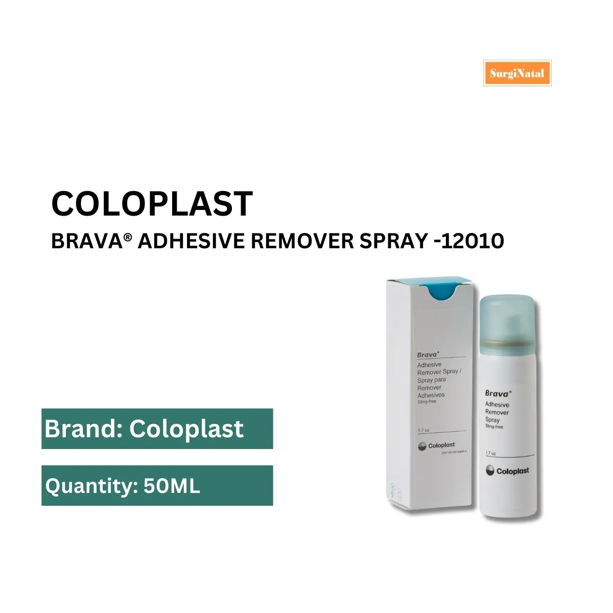 Buy Brava Adhesive Removal Spray - Shop Now | Coloplast