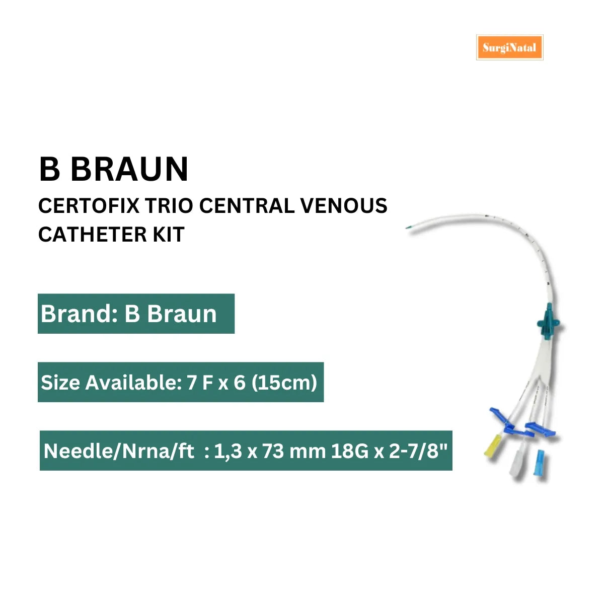 Buy Certofix Trio Central Venjson Catheter Kit | B Braun