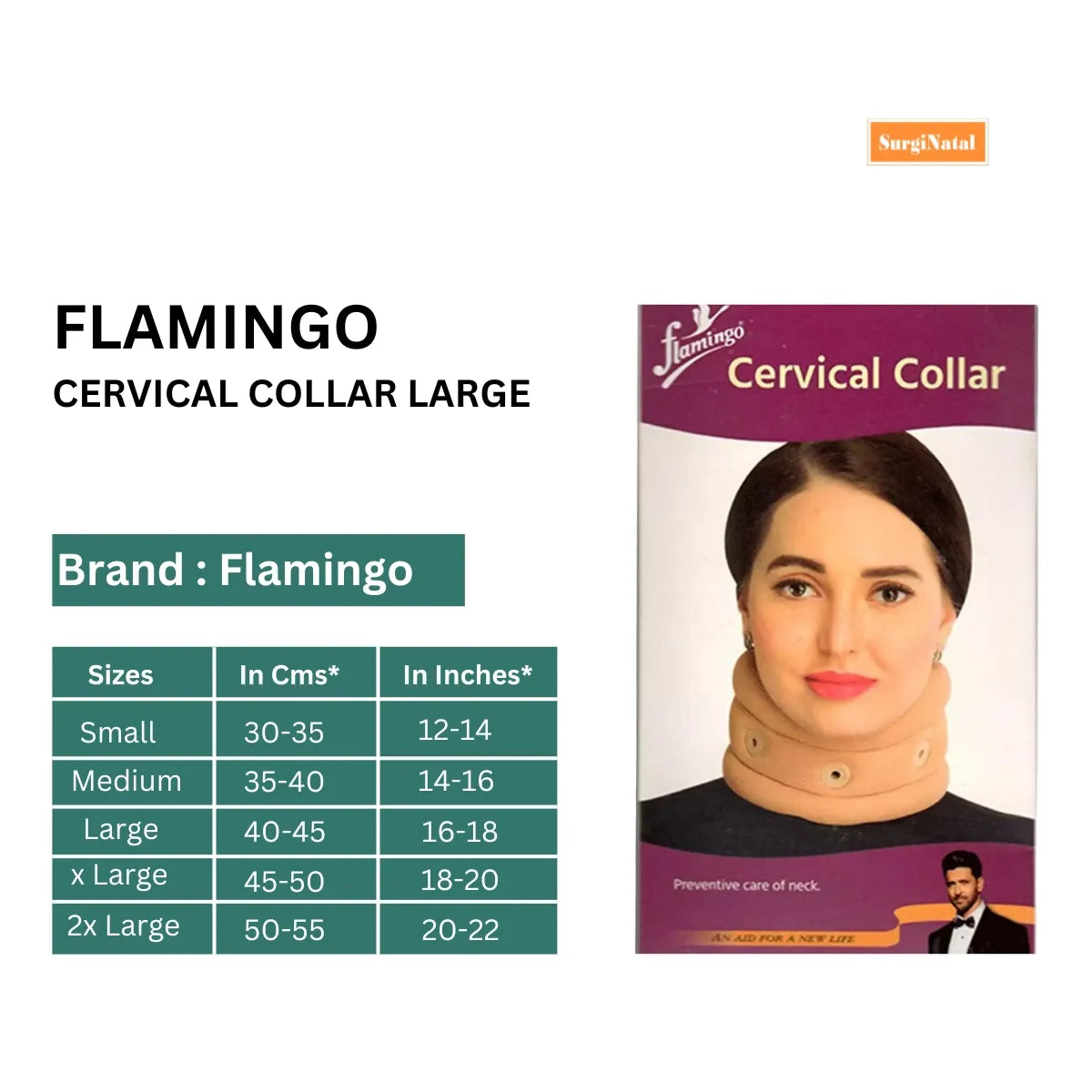 Flamingo Cervical Collar Large