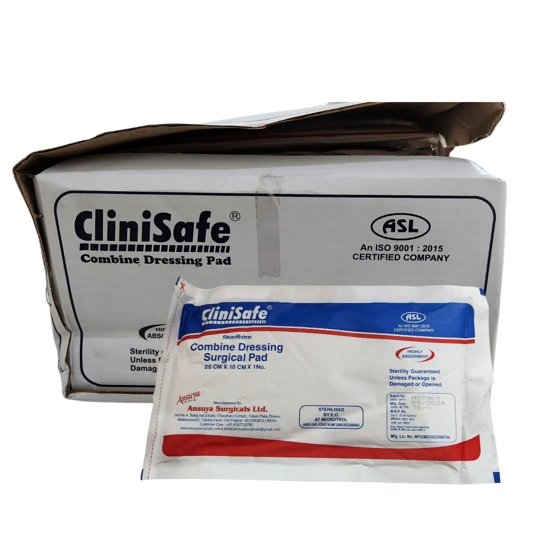 Buy Combine Dressing Surgical Pad 20cm x 10cm Online