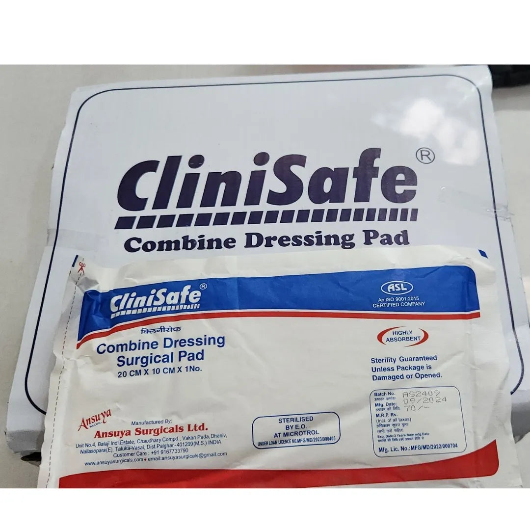 Buy Combine Dressing Surgical Pad 20cm x 10cm Online