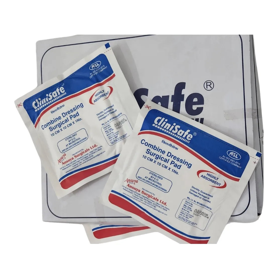 Buy Combine Dressing Surgical Pad 10cm x 10cm Online