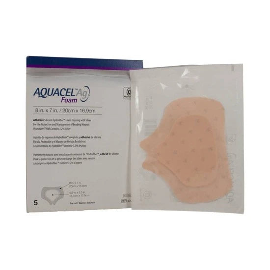 ConvaTec Aquacel Ag Adhesive Foam 420648 (2 Pcs)