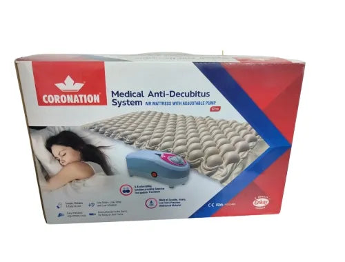 Coronation Air Bed Mattress with Pump - Medical Air Mattress for Bed Sores