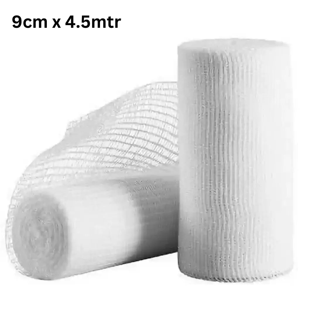 Buy Top Quality Cotton Bandage Pack of 10 Pcs - 9cm*4.5mtr