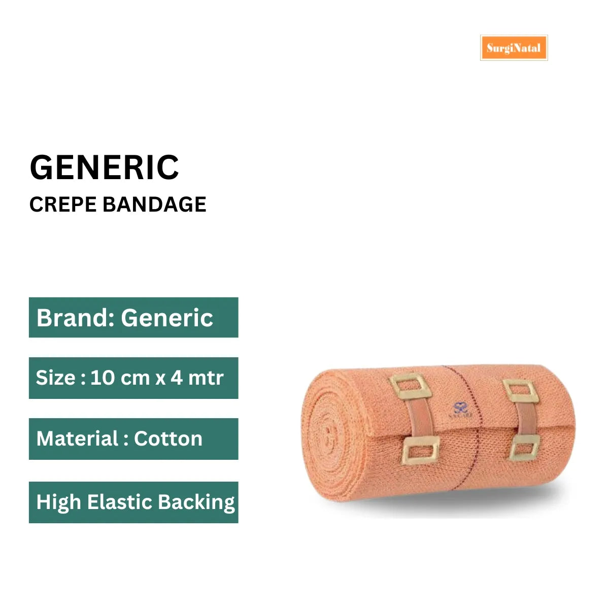 Order Now Crepe Bandage 10CM x 4M - Best Prices Online!