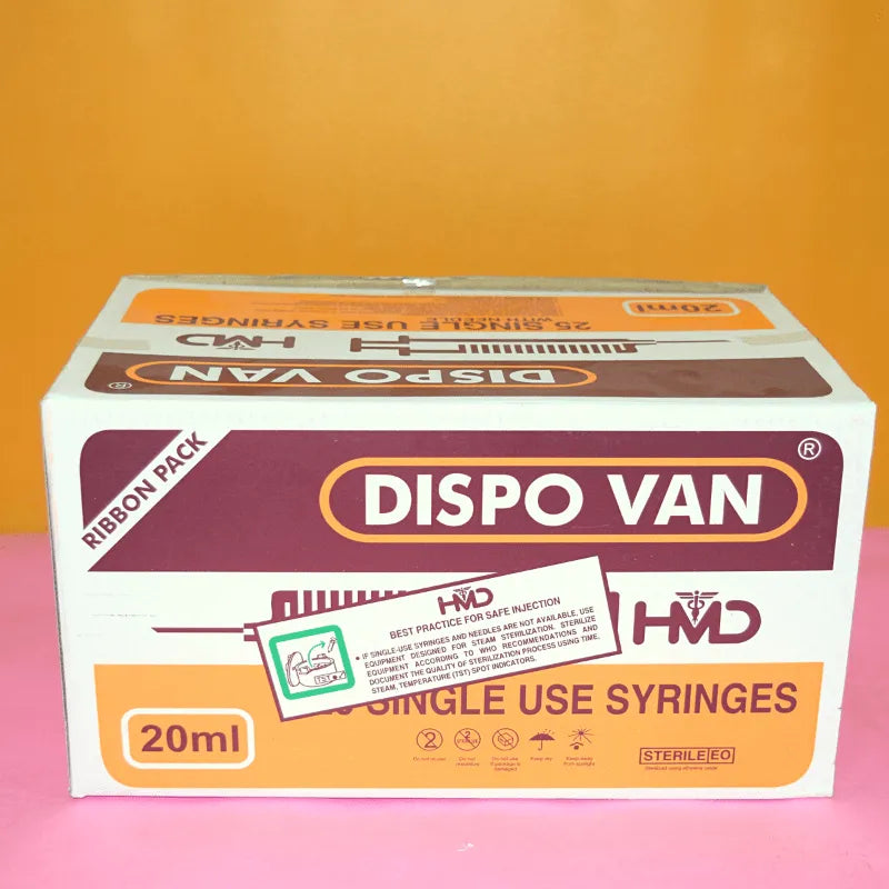 Dispo Van Syringe 20ml - 25 - Units Pack | SurgiNatal