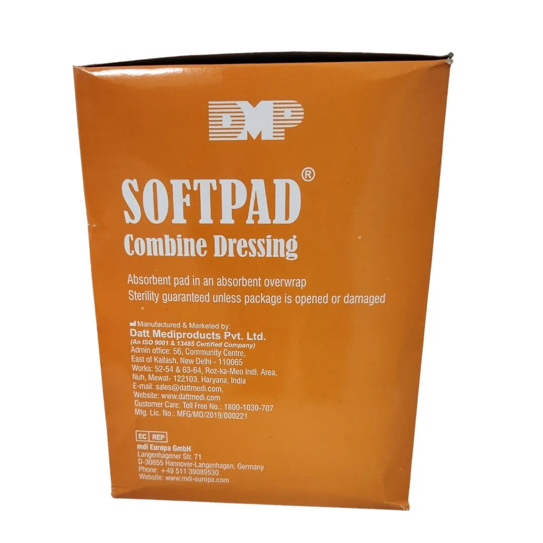 Buy Softpad Combine Dressing Pad 10 cm x 10 cm | Datt Medi