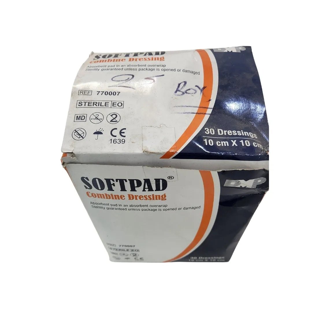 Buy Softpad Combine Dressing Pad 10 cm x 10 cm | Datt Medi