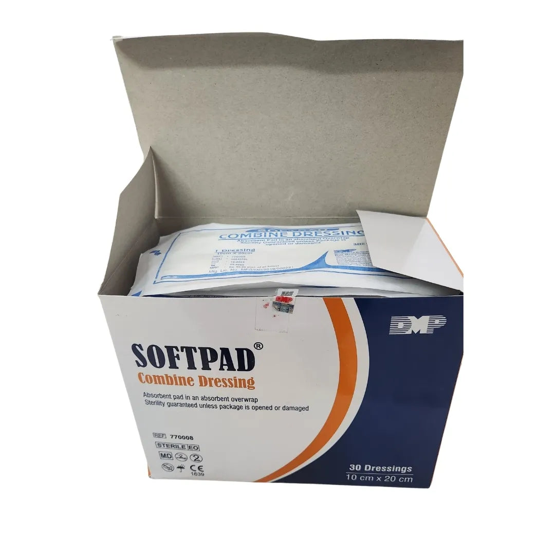 Buy Softpad Combine Dressing Pad 10cm x 20 cm | Datt Medi