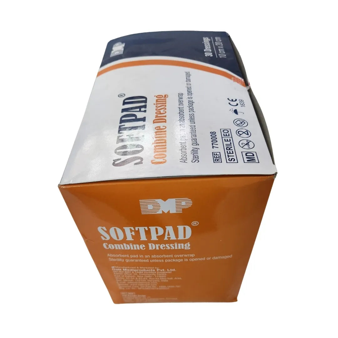 Buy Softpad Combine Dressing Pad 10cm x 20 cm | Datt Medi
