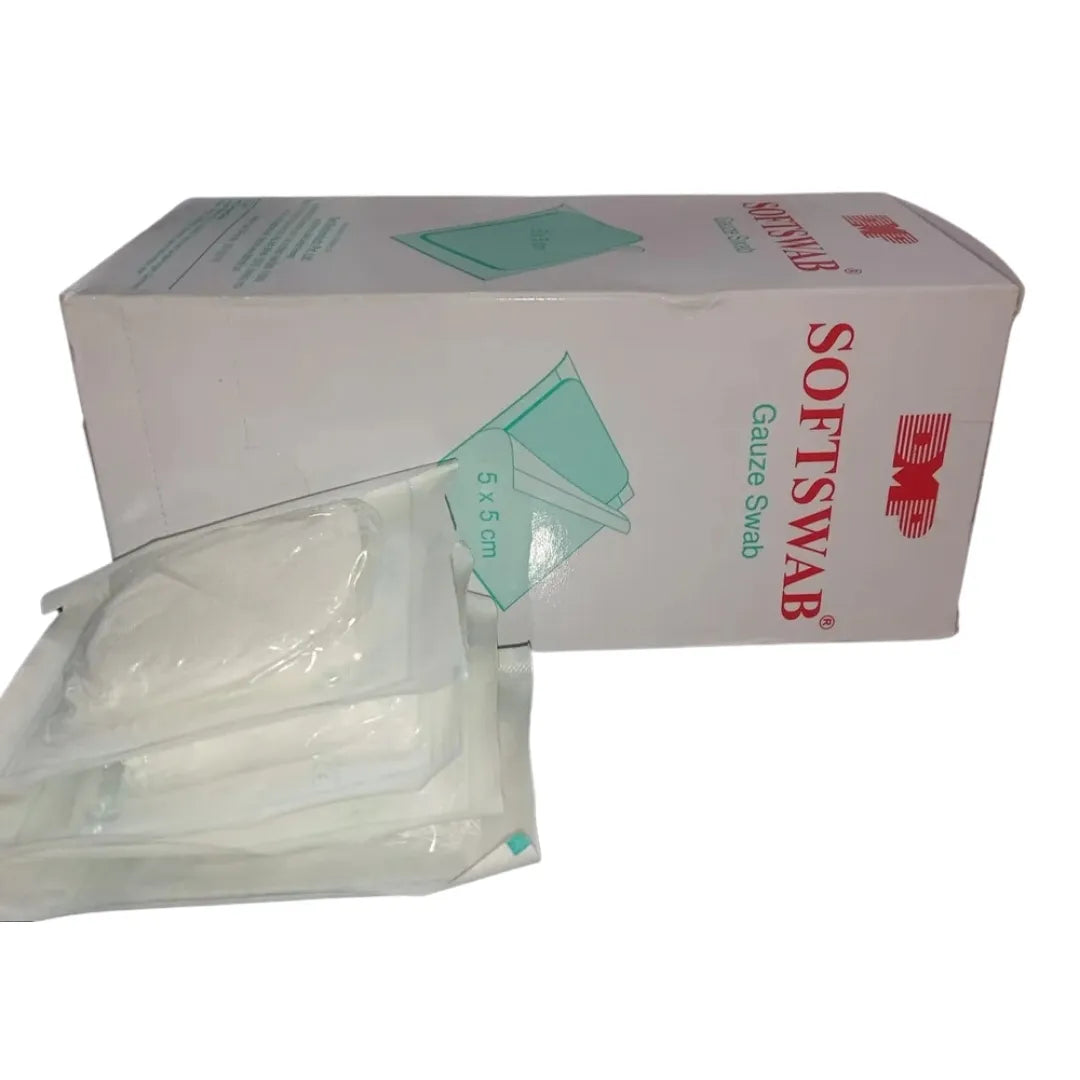 Buy Softswab Sterile Gauze Swabs 5cm x 5cm | Datt Medi