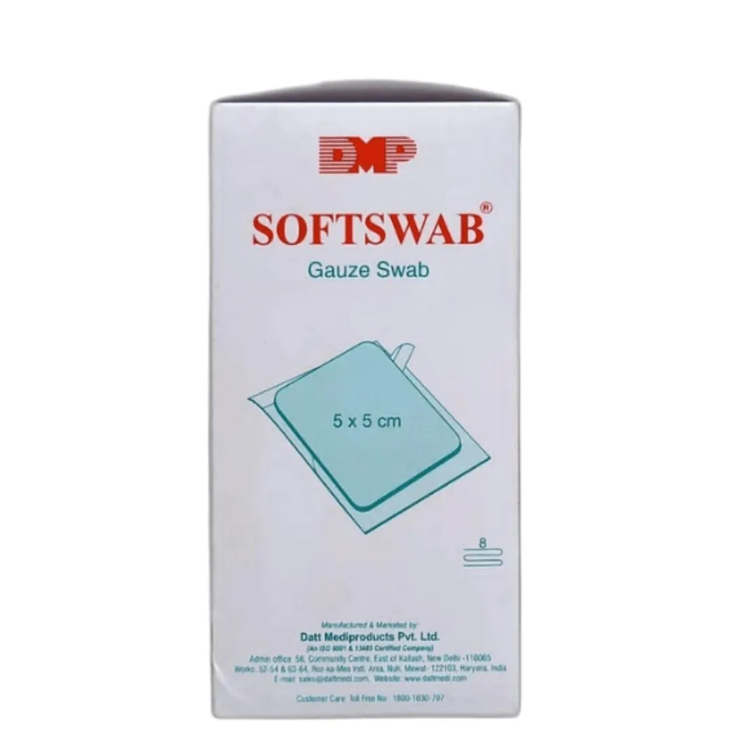 Buy Softswab Sterile Gauze Swabs 5cm x 5cm | Datt Medi