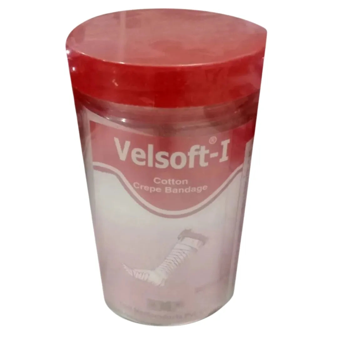 Datt Medi Velsoft-I Elastic Cotton Crepe Bandage 5 cm x 4.5 m