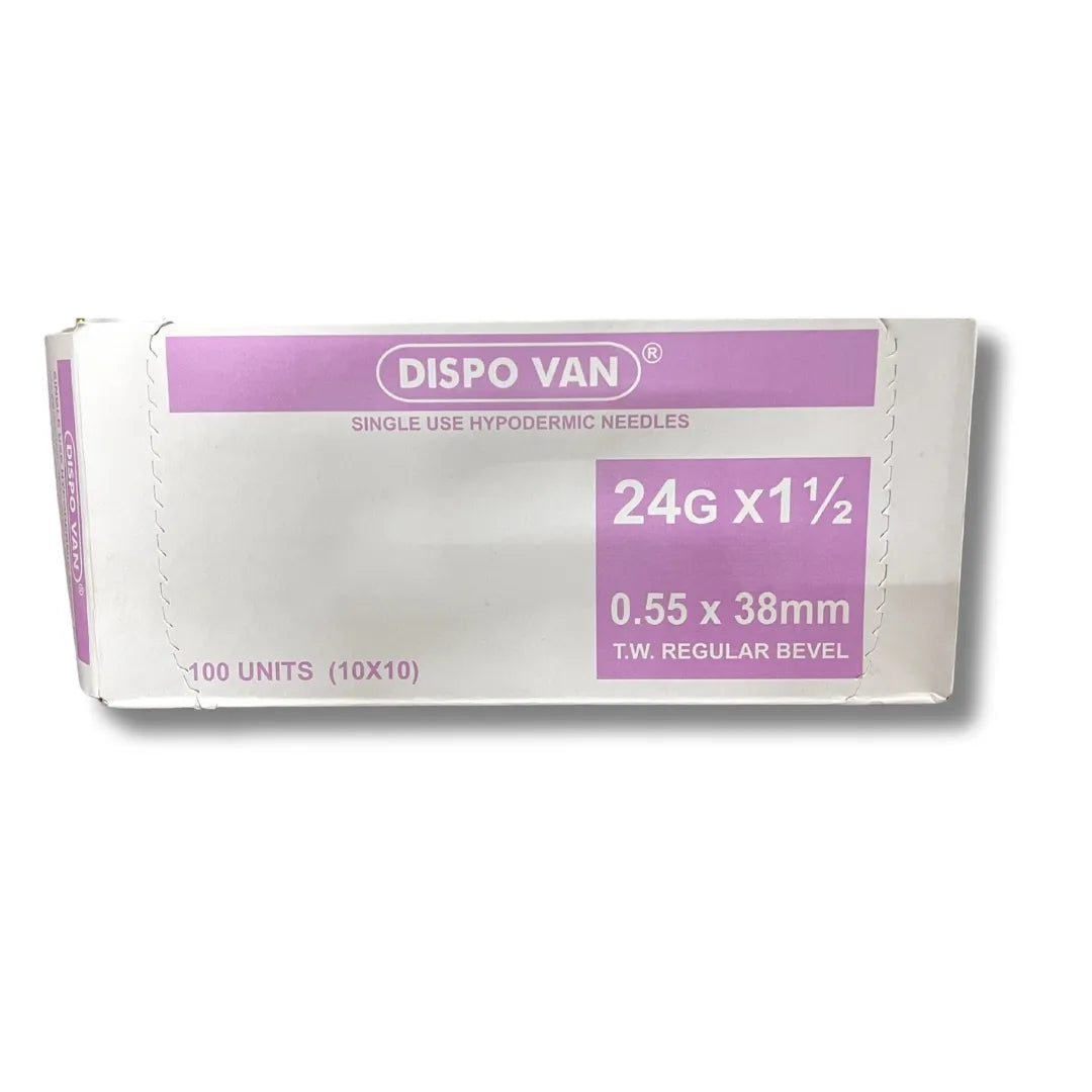Dispovan Hypodermic Needle - 24G*1.5 Inch