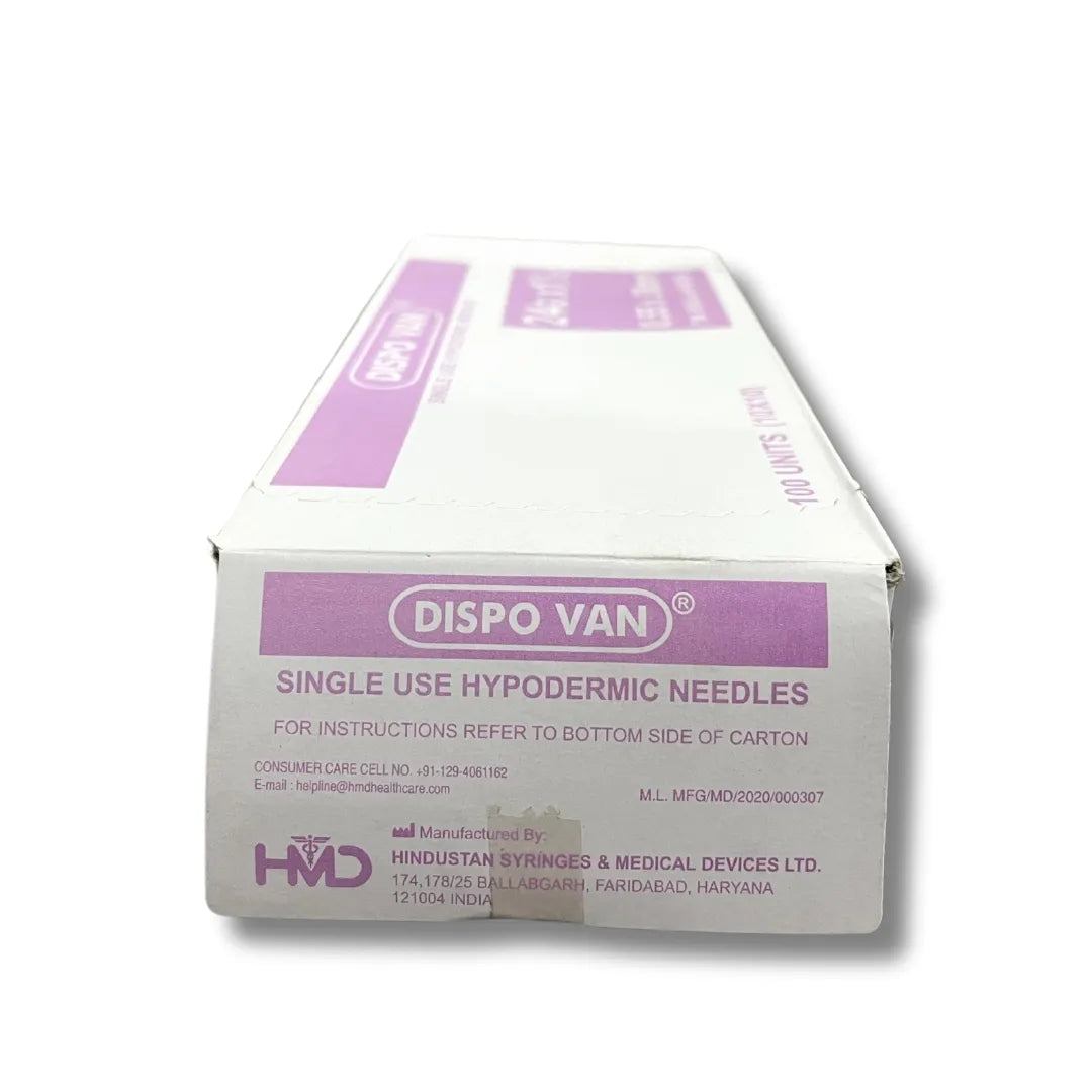 Dispovan Hypodermic Needle - 24G*1.5 Inch