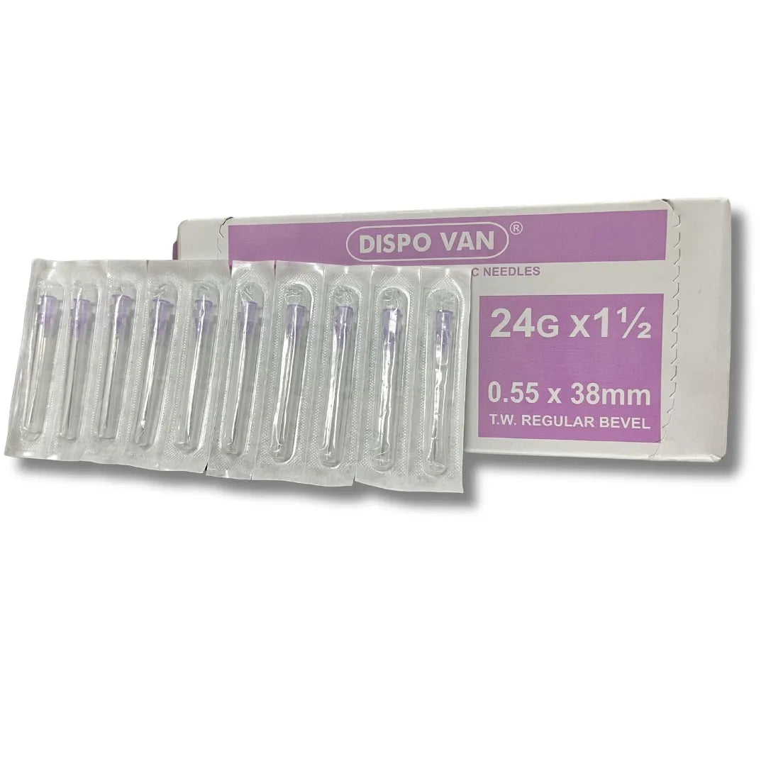 Dispovan Hypodermic Needle - 24G*1.5 Inch