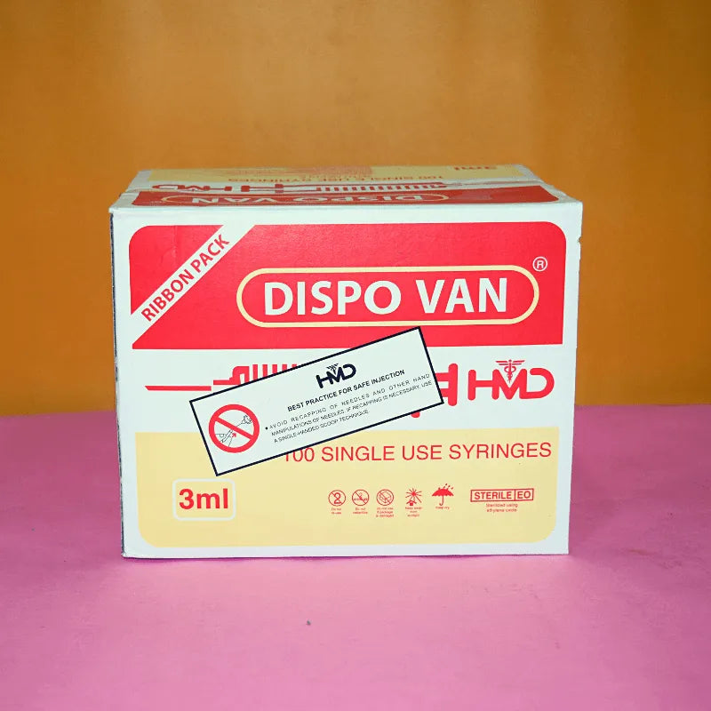 Dispo Van Syringe 3ml - 100 Units Pack | SurgiNatal