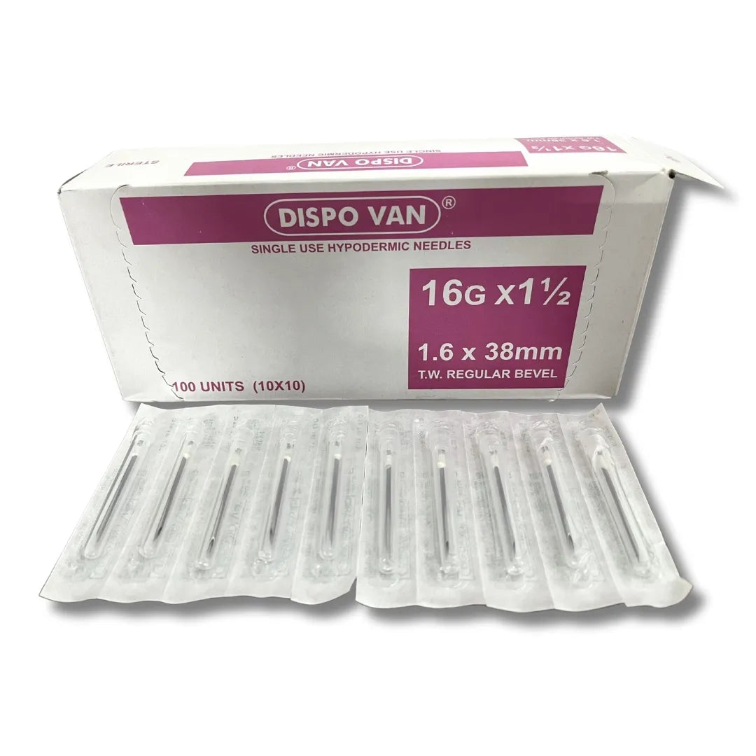 Dispovan Hypodermic Needle - 16G*1.5 inch