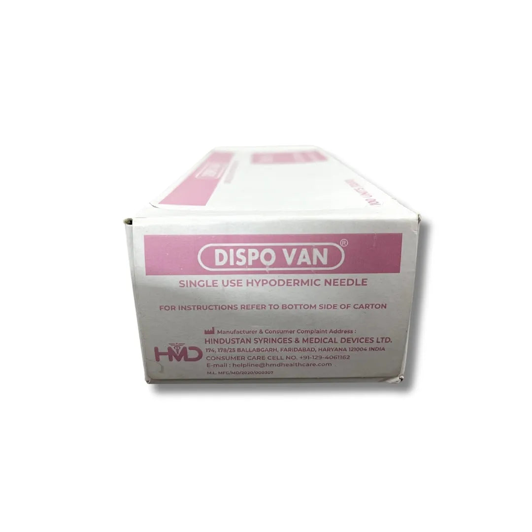 Dispo Van Hypodermic Needle - 18G*1.0 Inch - 100 Units Pack | SurgiNatal