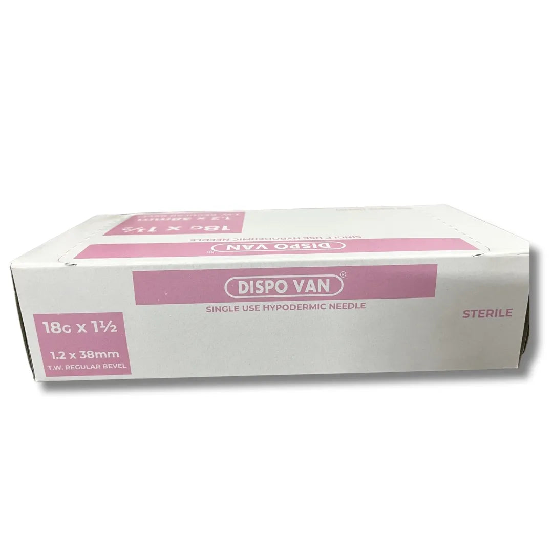Dispovan Hypodermic Needle - 18G*1.5 Inch