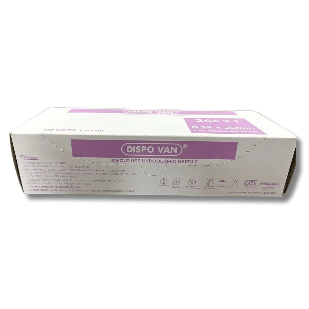 Dispovan Hypodermic Needle - 24G*1 inch