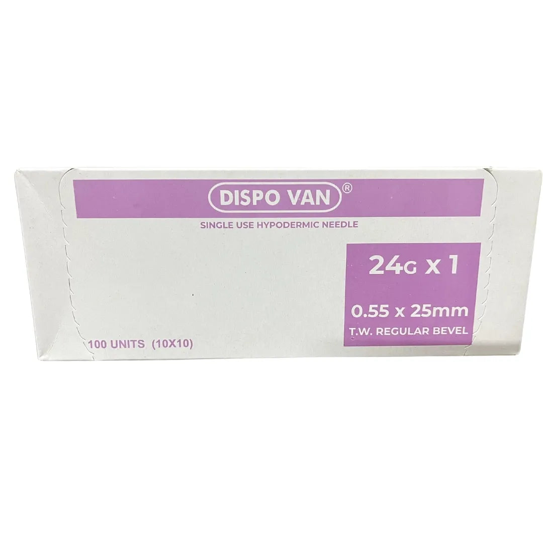 Dispovan Hypodermic Needle - 24G*1 inch