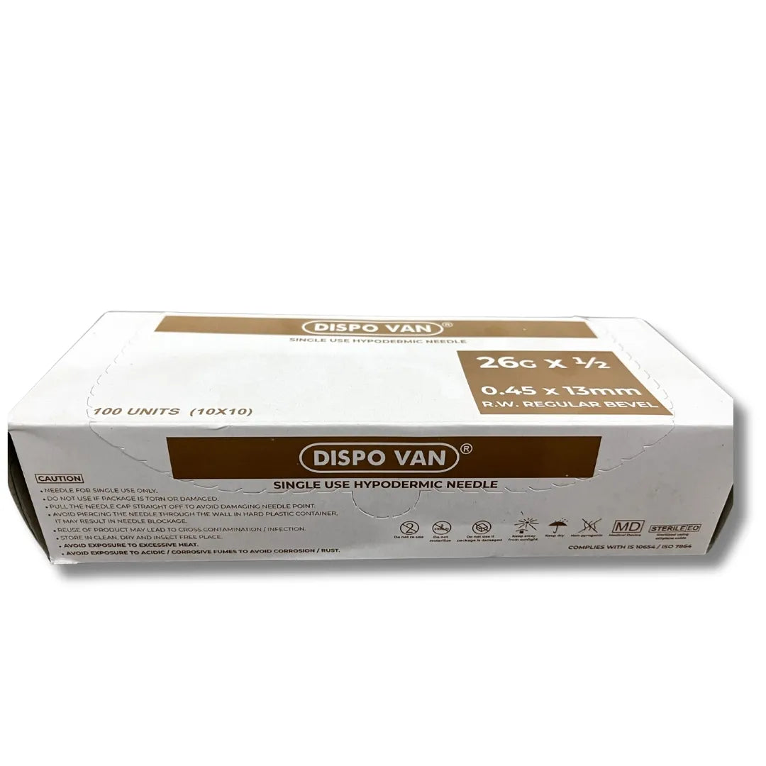 Dispovan Hypodermic Needle - 26G*0.5 inch
