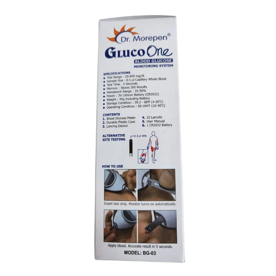 Buy Dr Morepen Glucometer Strips | Best Glucometer Price