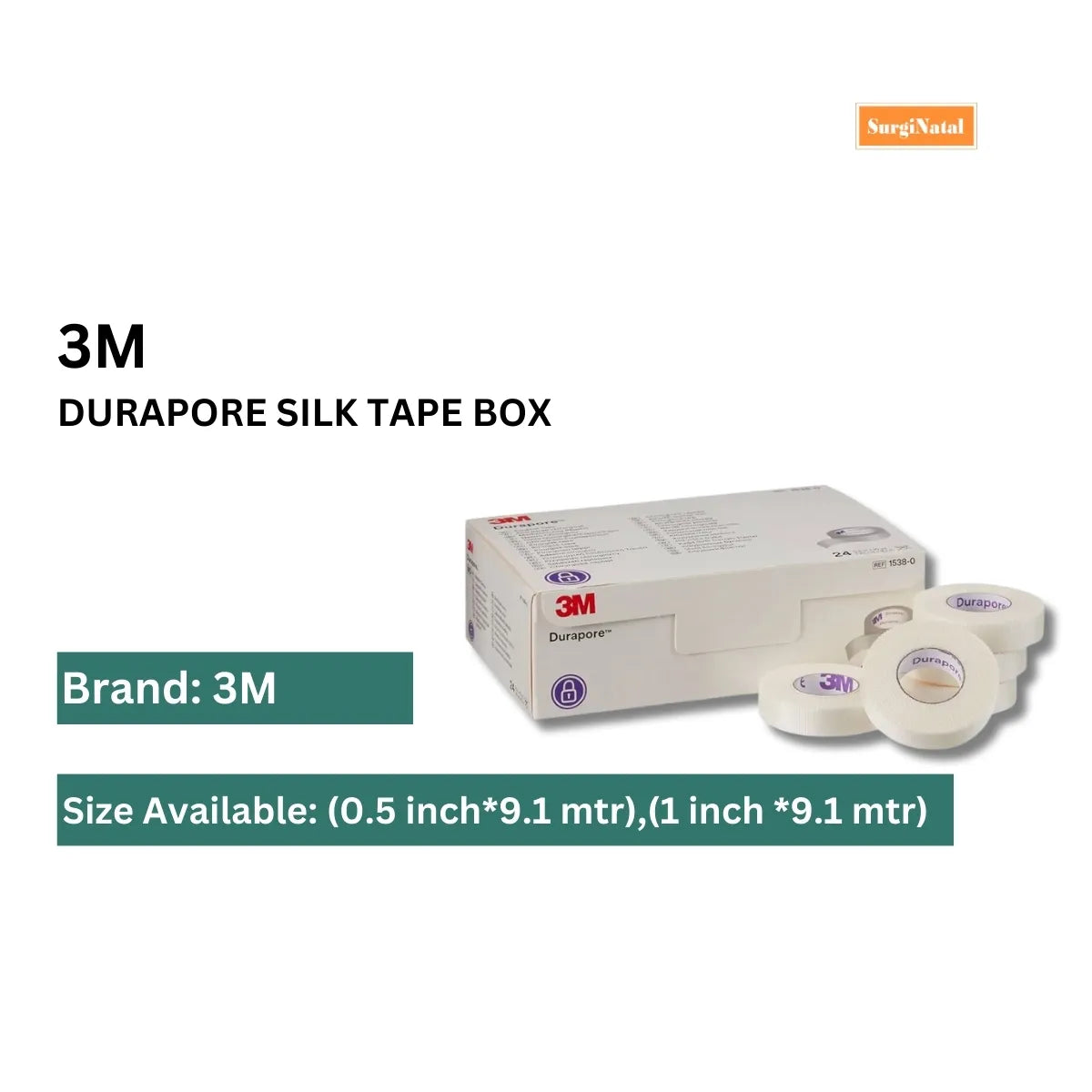 Buy Durapore Silk Tape Box Online - Best Prices | 3M