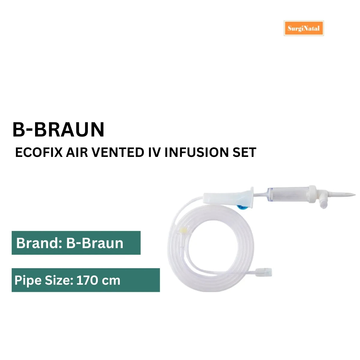 Buy B Braun Ecofix Air Vented IV Infusion Set | Shop Online