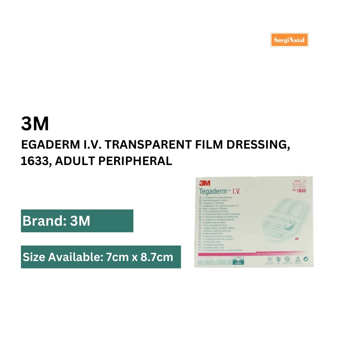 Buy Tegaderm I.V. Transparent Film Dressing for Adults | 3M