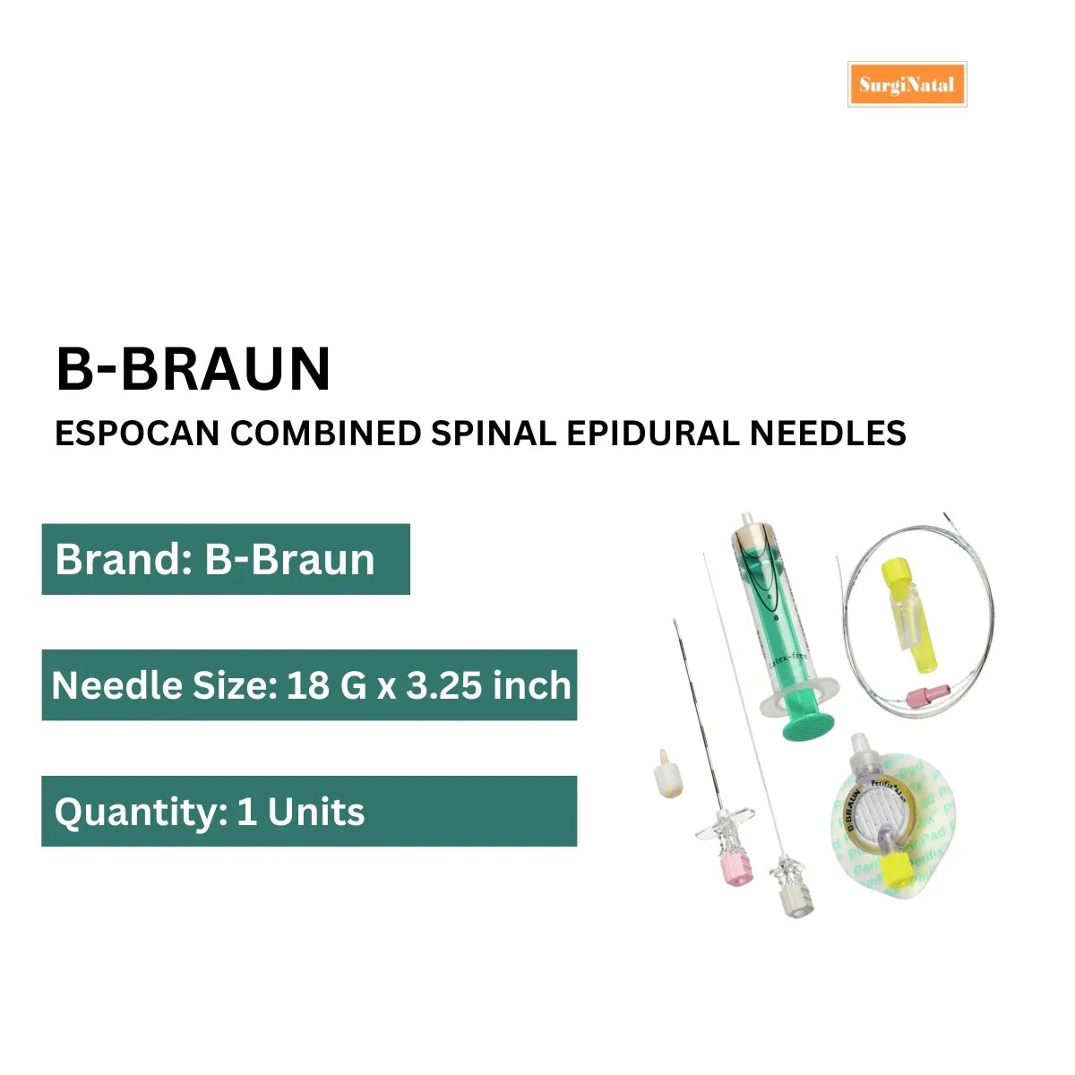 Buy Espocan Combined Spinal Epidural Needles Supplier | B Braun